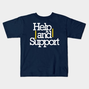 help and support Kids T-Shirt